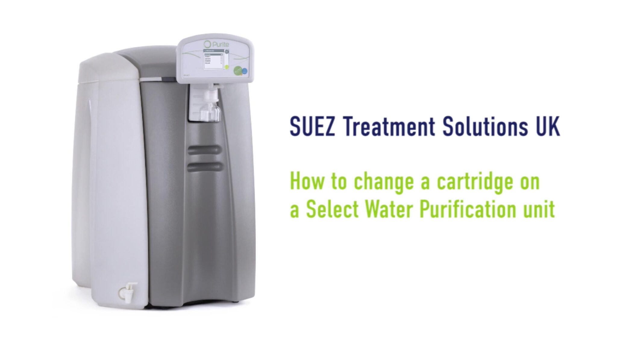 How to change a SUEZ (Purite) Select Water Purification cartridge