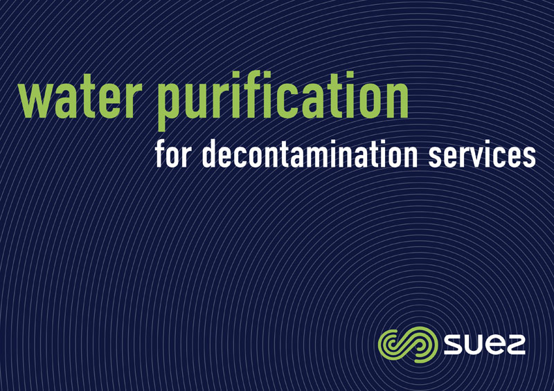 Water purification for decontamination services